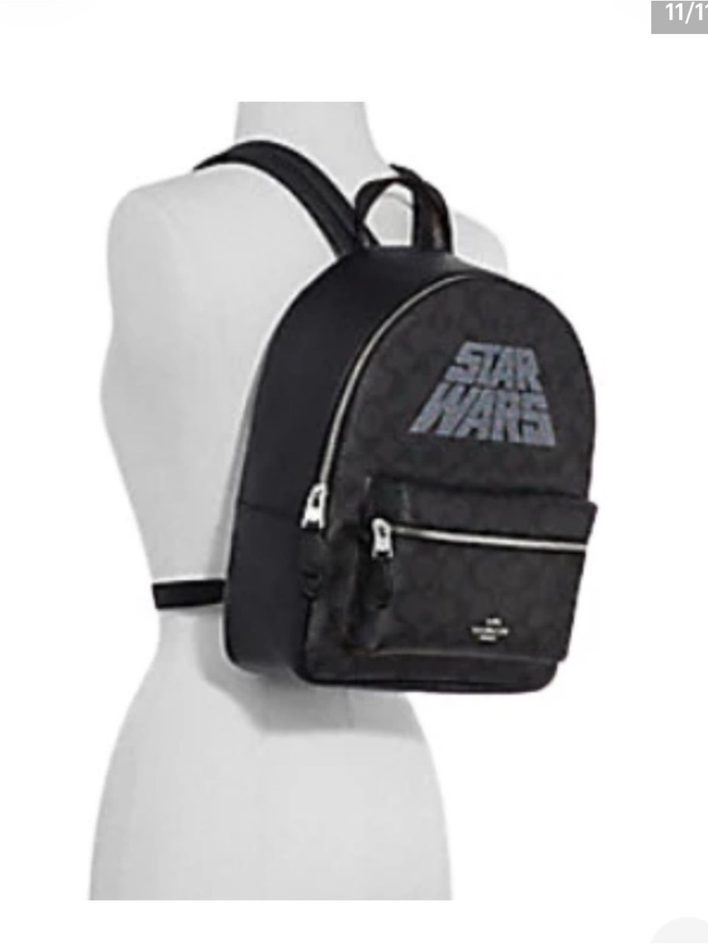 Coach Black Star Wars Mini Backpack